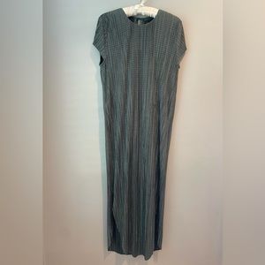 ANTHROPOLOGIE Sabina Musáyev textured renaissance midi dress moss. Size XS. EUC